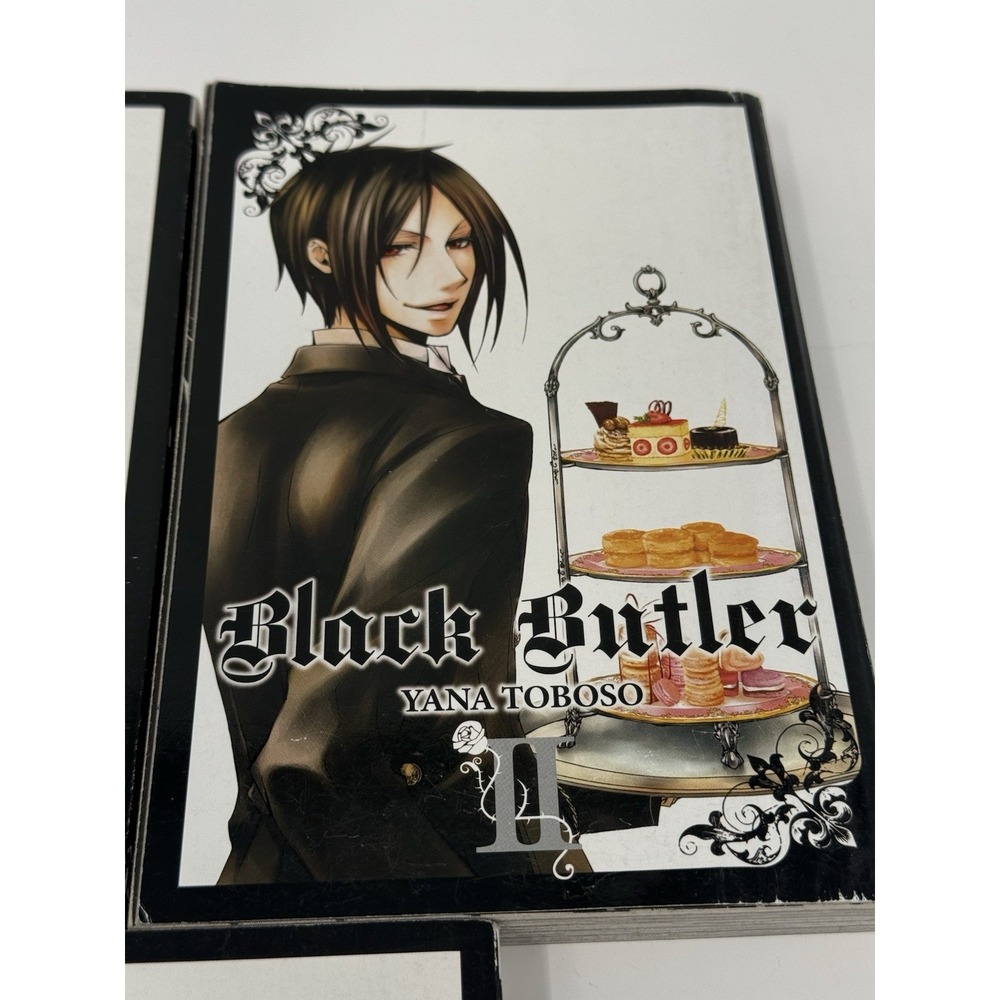Black Butler Manga Lot Vol 1 2 3 Yana Toboso English Paperback Set - Picture 3 of 13